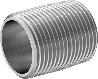 McMaster 4830K221 Standard - Wall 304/304L Stainless Steel Pipe Nipple Fully Threaded, 1 NPT, 1 - 1/2" Long - KVM Tools Inc.KV4830K221