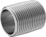 McMaster 4830K221 Standard - Wall 304/304L Stainless Steel Pipe Nipple Fully Threaded, 1 NPT, 1 - 1/2" Long - KVM Tools Inc.KV4830K221