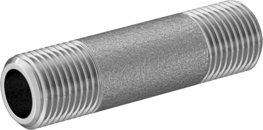 McMaster 4830K112 Standard - Wall 304/304L Stainless Steel Pipe Nipple Threaded on Both Ends, 1/8 NPT, 1 - 1/2" Long - KVM Tools Inc.KV4830K112