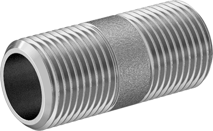McMaster 4830K152 Standard - Wall 304/304L Stainless Steel Pipe Nipple Threaded on Both Ends, 3/8 NPT, 1 - 1/2" Long - KVM Tools Inc.KV4830K152