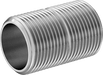 McMaster 4830K223 Standard - Wall 304/304L Stainless Steel Pipe Nipple Threaded on Both Ends, 1 NPT, 2" Long - KVM Tools Inc.KV4830K223