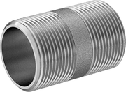 McMaster 4830K244 Standard - Wall 304/304L Stainless Steel Pipe Nipple Threaded on Both Ends, 1 - 1/4 NPT, 2 - 1/2" Long - KVM Tools Inc.KV4830K244