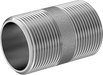 McMaster 4830K244 Standard - Wall 304/304L Stainless Steel Pipe Nipple Threaded on Both Ends, 1 - 1/4 NPT, 2 - 1/2" Long - KVM Tools Inc.KV4830K244