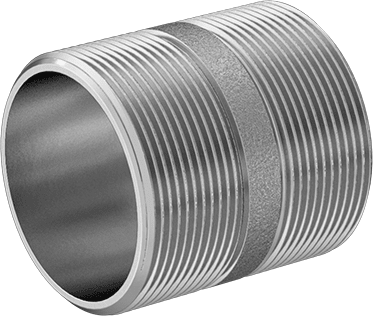 McMaster 4830K284 Standard - Wall 304/304L Stainless Steel Pipe Nipple Threaded on Both Ends, 2 NPT, 2 - 1/2" Long - KVM Tools Inc.KV4830K284