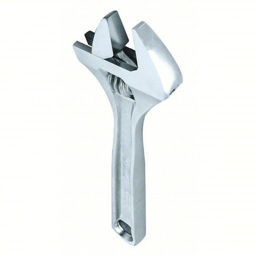 Proto J708A Adjustable Wrench Alloy Steel, Chrome, 8 in Overall Lg, 1 3/16 in Jaw Capacity, Plain Grip - KVM Tools Inc.KV483J30