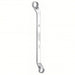 Proto J8181 - T500 Double Box Wrench Alloy Steel, Chrome, 1/2 in_9/16 in Head Size, 8 3/4 in Overall Lg, Offset - KVM Tools Inc.KV483J39