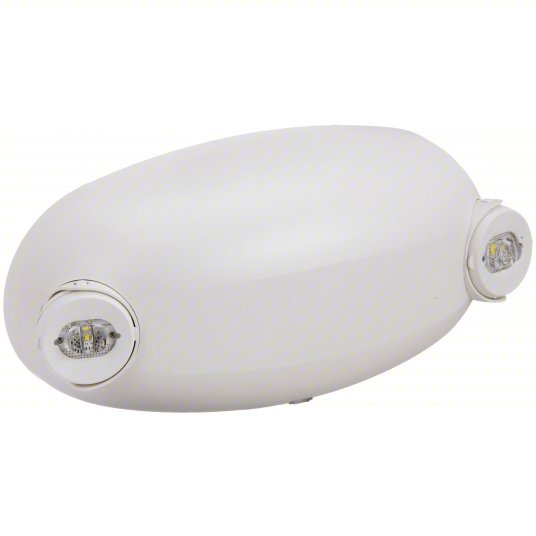 Lithonia ELM2L M12 Emergency Light LED, Damp Location Rated, 1.2 W Lamp Watt, 120/277V AC, 4.8 W Emergency Watt, White - KVM Tools Inc.KV483U30
