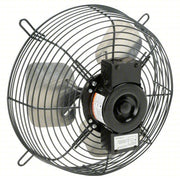 KVM Tools KV484X53 Guard - Mounted Exhaust Fan 12 in Blade, 1/15 hp, Totally Enclosed Air Over, 830 cfm, 115V AC - KVM Tools Inc.KV484X53