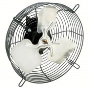 KVM Tools KV484X53 Guard - Mounted Exhaust Fan 12 in Blade, 1/15 hp, Totally Enclosed Air Over, 830 cfm, 115V AC - KVM Tools Inc.KV484X53