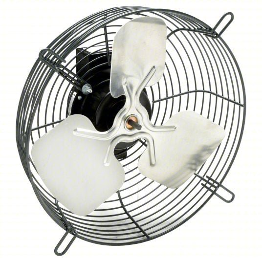 KVM Tools KV484X53 Guard - Mounted Exhaust Fan 12 in Blade, 1/15 hp, Totally Enclosed Air Over, 830 cfm, 115V AC - KVM Tools Inc.KV484X53