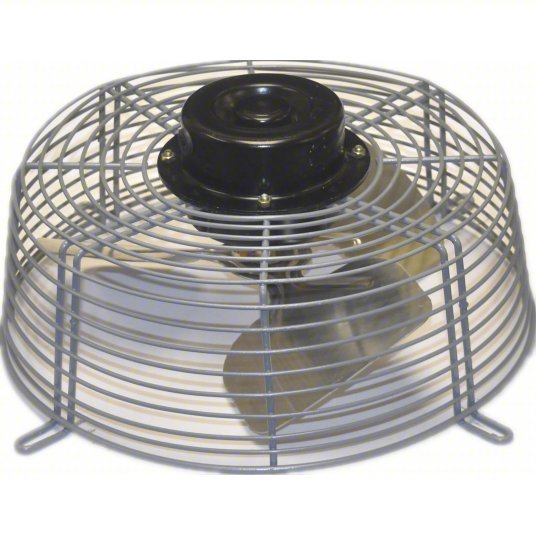 KVM Tools KV484X53 Guard - Mounted Exhaust Fan 12 in Blade, 1/15 hp, Totally Enclosed Air Over, 830 cfm, 115V AC - KVM Tools Inc.KV484X53