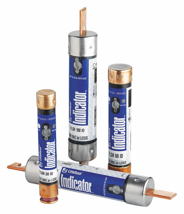 Littelfuse FLSR015 Fuse, Class RK5, FLSR Series, Time-Delay, 15 A, 600 V AC, 300 V DC, Non-Indicating