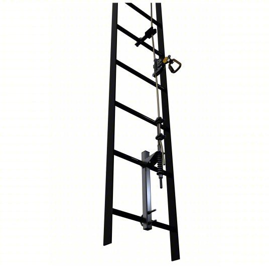 Lad - Saf 6118030 Cable Vertical Safety System Trailing, Steel, Auto, 30 ft Lifeline Lg, 620 lb Capacity - KVM Tools Inc.KV487R49