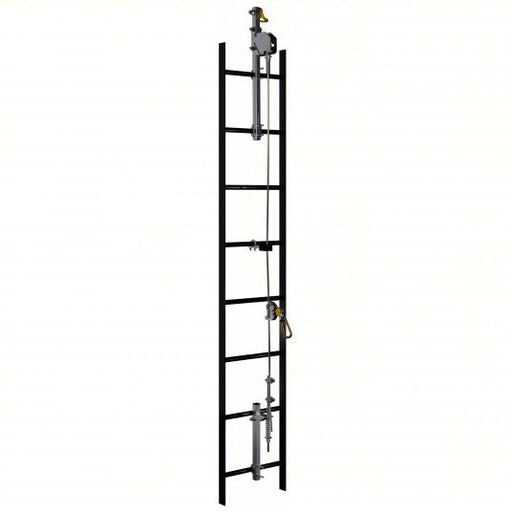 Lad - Saf 6118030 Cable Vertical Safety System Trailing, Steel, Auto, 30 ft Lifeline Lg, 620 lb Capacity - KVM Tools Inc.KV487R49
