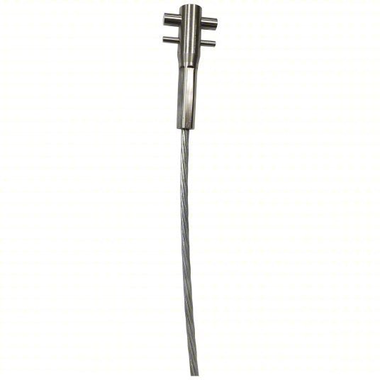 Lad - Saf 6118050 Cable Vertical Safety System Trailing, Steel, Auto, 50 ft Lifeline Lg, 620 lb Capacity - KVM Tools Inc.KV487R51