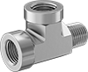 McMaster 7833K96 High-Pressure Precision Flow-Adjustment Valve, Metal-to-Metal Seat, 316 Stainless Steel Body, 1/4 NPT Female x Female