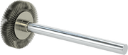 McMaster 4888A8 Steel Wheel Brush with Shank, 1 - 1/4" Diameter, 1/8" Thick - KVM Tools Inc.KV4888A8