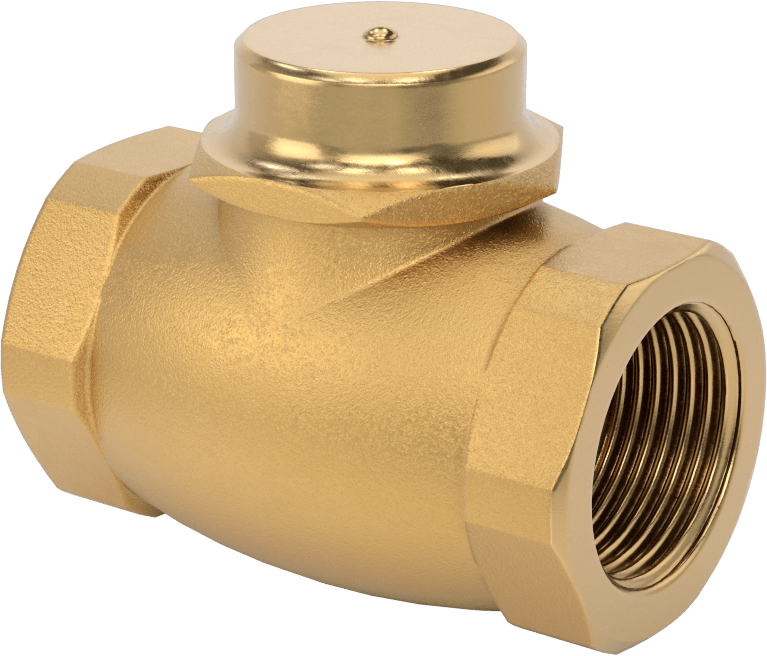 McMaster 4894K12 High-Cycling Threaded Check Valve, Bronze, 3/4 NPT Female, Class 125, 5.24 Cv