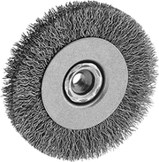 McMaster 4896A75 Wheel Brush for Angle Grinders 4" Diameter with M10 x 1.25 Threaded Arbor - KVM Tools Inc.KV4896A75
