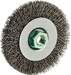 McMaster 4896A75 Wheel Brush for Angle Grinders 4" Diameter with M10 x 1.25 Threaded Arbor - KVM Tools Inc.KV4896A75