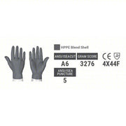 Hexarmor 2076-XXL (11) Coated Gloves: 2XL, ANSI Cut Level A6, Palm, Dipped, Polyurethane, Smooth, 1 PR - KVM Tools Inc.KV489X58