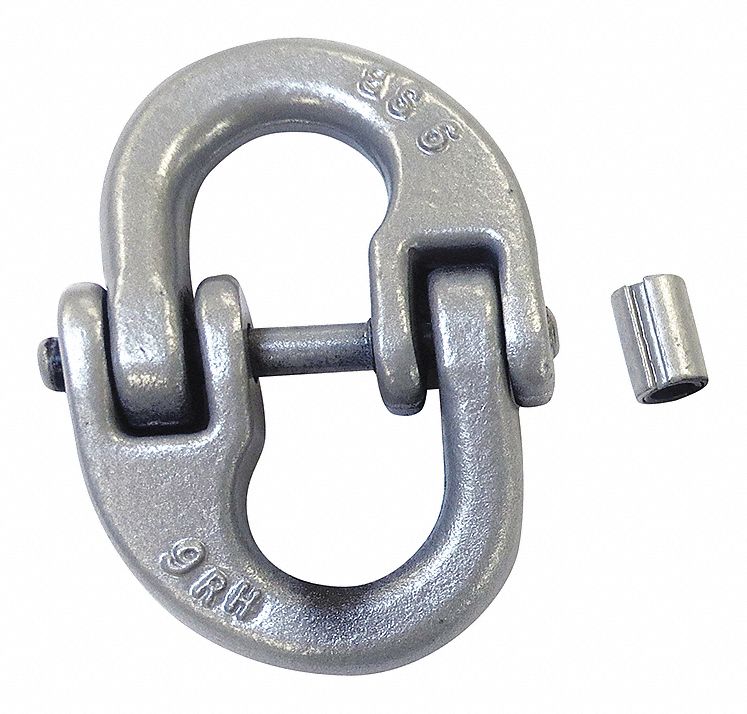 Crosby 1015136 Hammerlock Connecting Link, Grade 100, 1/2 in, 15,000 lb