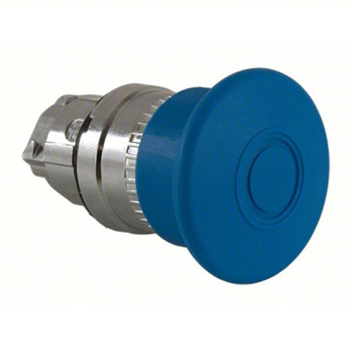 Schneider ZB4BT6 Push Button Operator 22 mm Size, Maintained Push / Maintained Pull, Blue - KVM Tools Inc.KV48K680