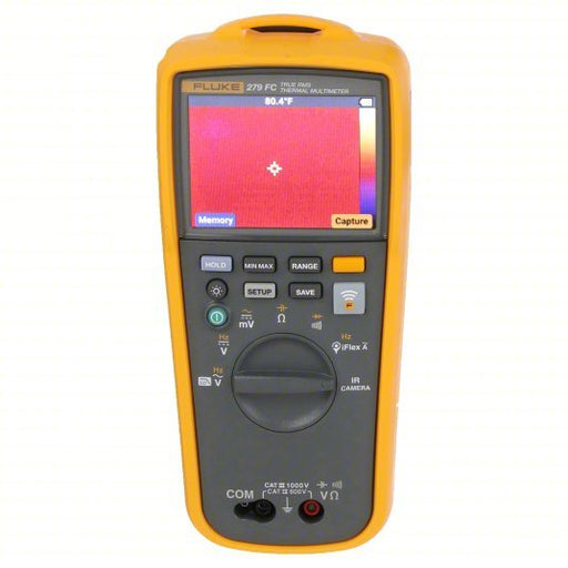 Fluke FLK279FC/IFLEX Digital Multimeter CAT III 1000V/CAT IV 600V, TRMS, 1,000 V Max AC Volt Measurement, 6,000 - KVM Tools Inc.KV48RH42