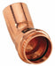 Viega 77053 45 Degree Street Elbow Copper Press Fitting, 3/4 in