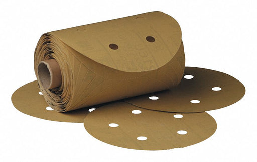 3M 01624 PSA Sanding Disc Roll, 5 in, P180, 5 Hole