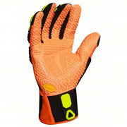 Ironclad VIB - OBMC5 - 04 - L Mechanics Gloves Vibram(TM) Vulcanized Rubber, Black/ Hi - Visibility Yellow/ Orange, 1 PR - KVM Tools Inc.KV48XZ01