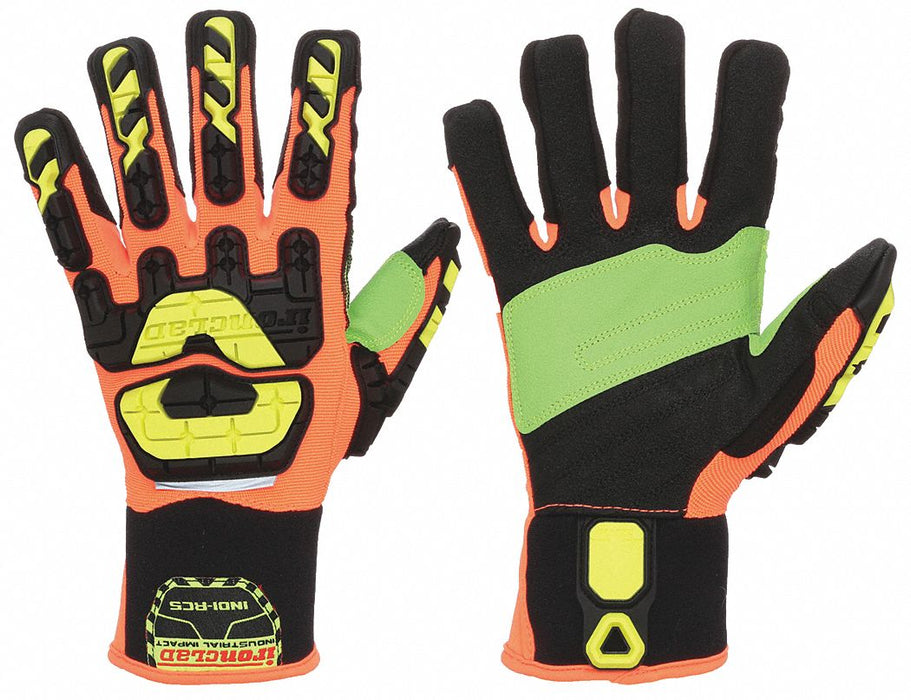 Ironclad INDI-RC5-05-XL KONG Riggers Gloves, Synthetic Leather, ANSI Cut A5, Impact 2, XL, 1 PR