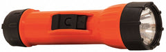 Koehler Brightstar 15460 Safety-Rated Handheld Flashlight, LED, 80 lm, Intrinsically Safe, 2 D Batteries