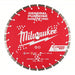 Milwaukee 49 - 93 - 9016 Diamond Saw Blade Block/Brick/Concrete/Stone, 16 in Blade Dia., 1 in Arbor Size, Wet/Dry - KVM Tools Inc.KV846AE8