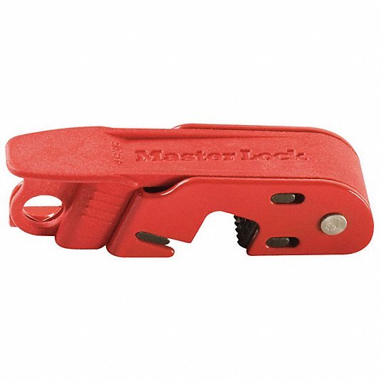 Master Lock 493B Circuit Breaker Lockout Clamp - On, For 120/240V AC Volt - KVM Tools Inc.KV1TDB2