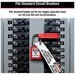 Master Lock 493B Circuit Breaker Lockout Clamp - On, For 120/240V AC Volt - KVM Tools Inc.KV1TDB2