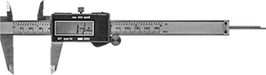McMaster 4996A33 Digital Caliper with Fractional Display, 0" to 8" Range, 11 - 1/4" Overall Length - KVM Tools Inc.KV4996A33
