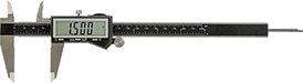 McMaster 4996A33 Digital Caliper with Fractional Display, 0" to 8" Range, 11 - 1/4" Overall Length - KVM Tools Inc.KV4996A33