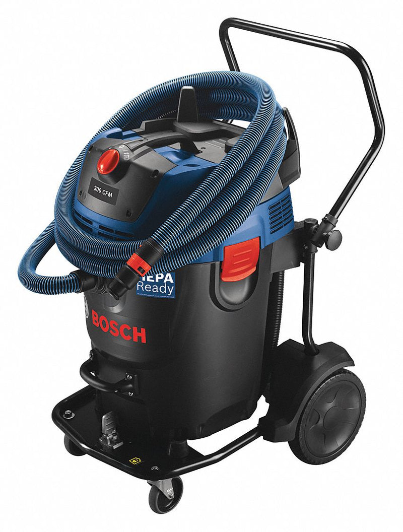 Bosch GAS20-17AH Dust Extractor, HEPA, Dry/Wet, 17 gal Tank, OSHA Table 1 Compliant, Plastic, 300 cfm Air Flow