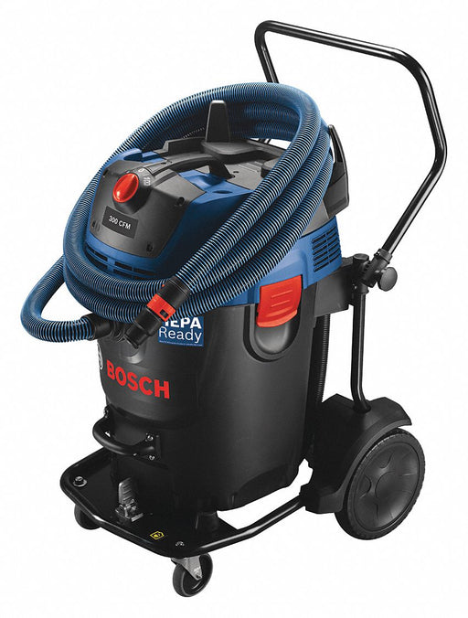 Bosch GAS20-17AH Dust Extractor, HEPA, Dry/Wet, 17 gal Tank, OSHA Table 1 Compliant, Plastic, 300 cfm Air Flow