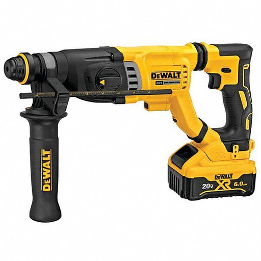 DeWalt DCH263R2 Cordless Rotary Hammer D - Handle, 20 V, SDS - Plus, 1/2 in max, 6.0 Ah, 2.2 ft - lb, 4,300 bpm - KVM Tools Inc.KV499M02