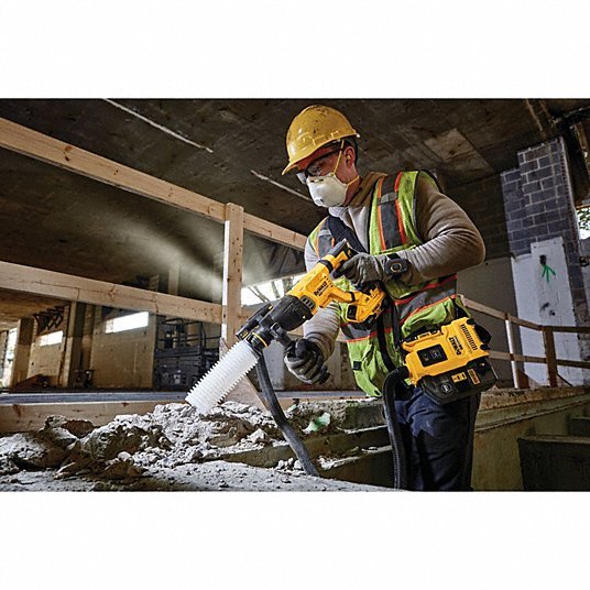 DeWalt DCH263R2 Cordless Rotary Hammer D - Handle, 20 V, SDS - Plus, 1/2 in max, 6.0 Ah, 2.2 ft - lb, 4,300 bpm - KVM Tools Inc.KV499M02
