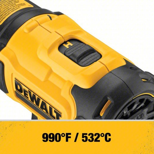 DeWalt DCE530B Heat Gun 20V DC, 500° to 750° F, 6.7 cfm Air Volume - KVM Tools Inc.KV499M15