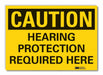 Lyle LCU3-0341-RD_10x7 Hearing Caution Reflective Label 10x7