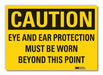 Lyle Eye Ear Caution Label