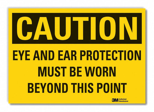 Lyle Eye Ear Caution Label