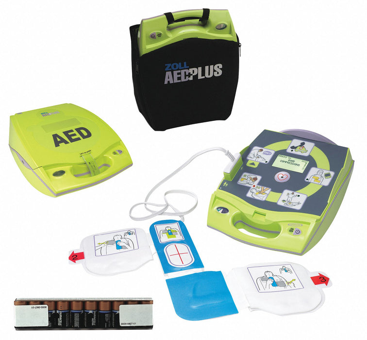 Zoll 8000-004007-01 Defibrillator, AED Plus, Soft Case, Auto Mode, Zoll