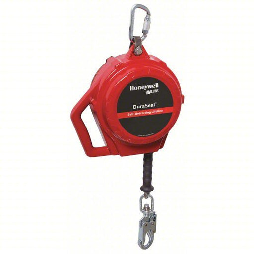 Honeywell SSRL50S1 Self - Retracting Lifeline Steel Snap Hook Anchor, Harness Steel Carabiner, Sealed - KVM Tools Inc.KV49XM29