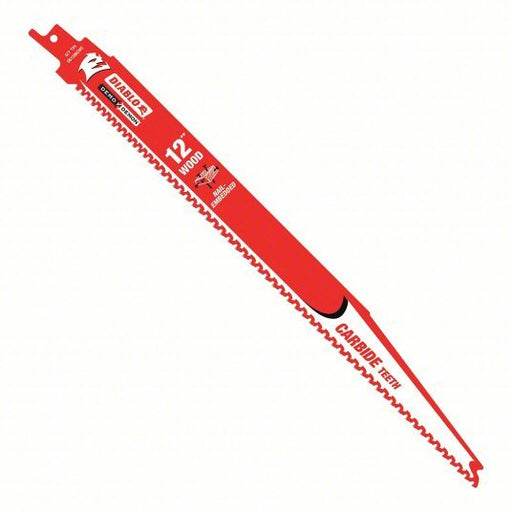Diablo DS1206CWS3 Reciprocating Saw Blade 5/7 Teeth per Inch, 12 in Blade Lg, 0.05 in Blade Thick, 3 PK - KVM Tools Inc.KV49XZ75