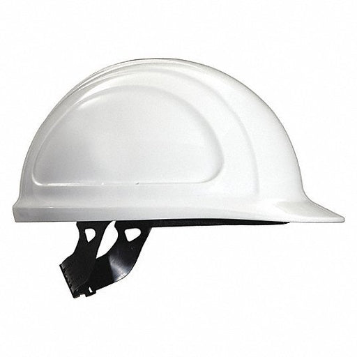 Honeywell North N10010000 Hard Hat White, No Graphics, Pinlock, Polyethylene, Side - Slots, - KVM Tools Inc.KV49ZY82